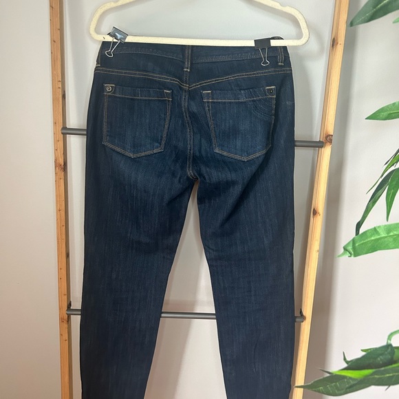 EUC Ann Taylor LOFT modern skinny moto style jeans size 27/4 - Picture 3 of 5